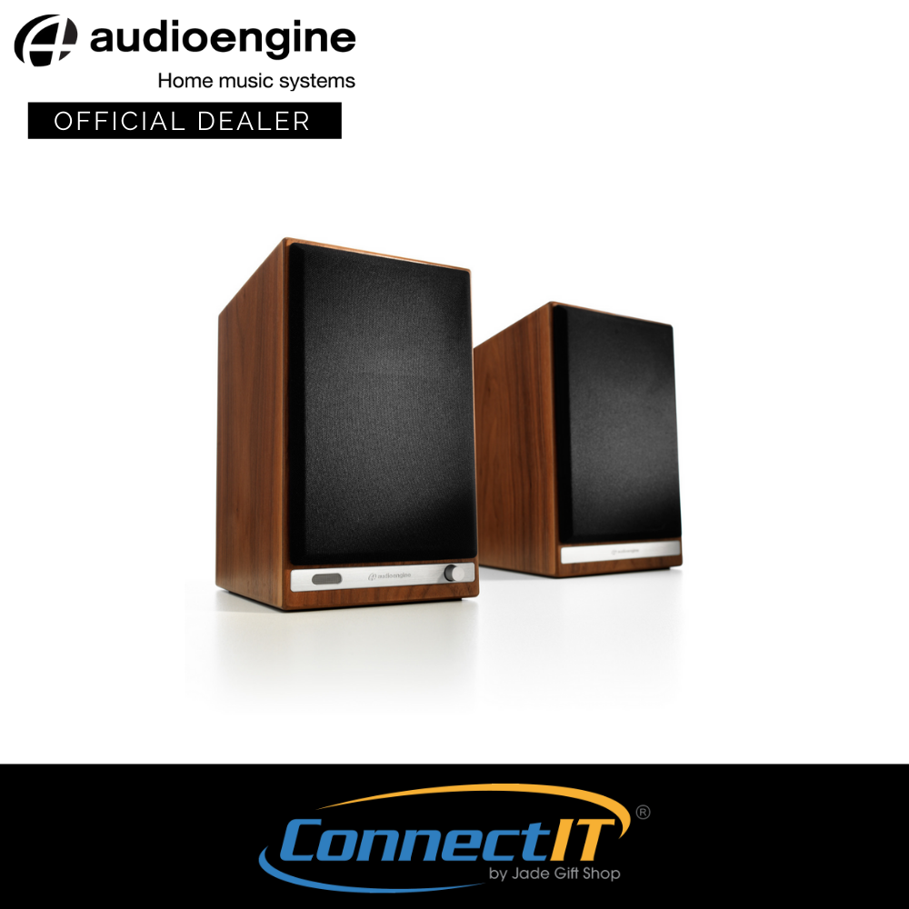 Audioengine HD6 Wireless Home Music System with aptX-HD/Aux/Analog In/Opt In/Sub Out (3 Years Local Warranty)