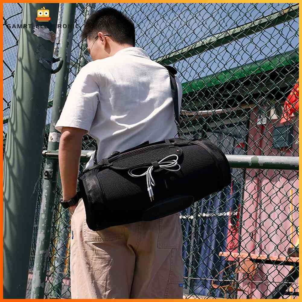Portable Carrying Storage Bags Accessories Mesh Bag Travel Carrying Storage Bags Set Adjustable for JBL BOOMBOX 3/2/1 Generation